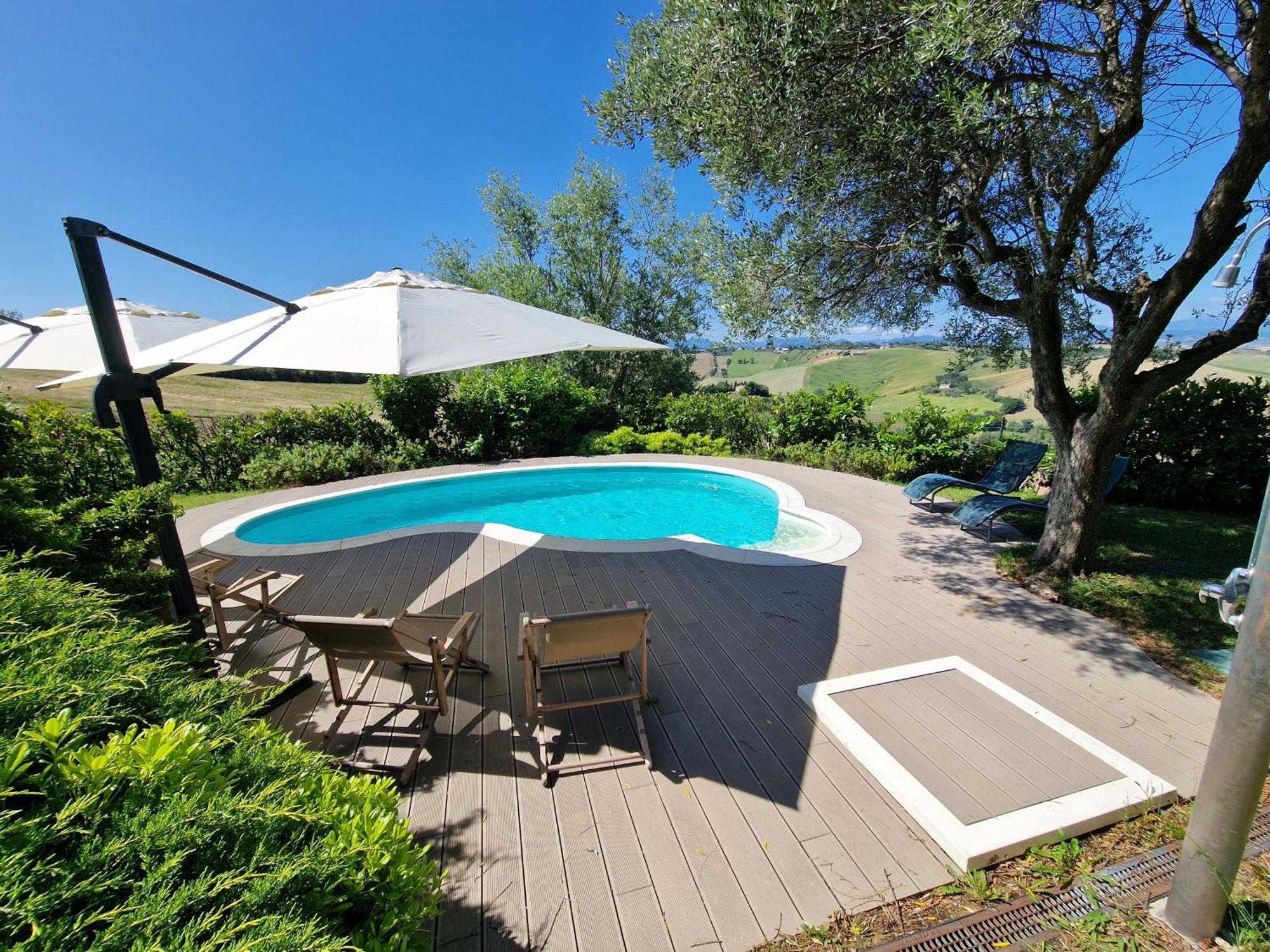 Casali Marchigiani - Ville Vacanza Private Con Piscina Ostra ภายนอก รูปภาพ